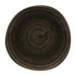 Churchill Stonecast Patina Round Trace Plates Iron Black 186mm (Pack of 12)