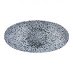 Churchill Mineral Oval Chef Plates Blue 173 x 347mm (Pack of 6)