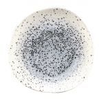 Churchill Studio Prints Mineral Blue Centre Organic Round Plates 210mm (Pack of 12)