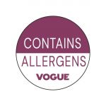 Vogue Removable Contains Allergens Food Packaging Labels (Pack of 1000)