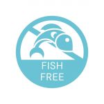 Vogue Removable Fish-Free Food Packaging Labels (Pack of 1000)