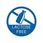 Vogue Removable Lactose-Free Food Packaging Labels (Pack of 1000)