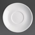 Olympia Cafe White Saucer (Fits FF991) - 135mm 5 3/10