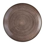 Churchill Stonecast Raw Evolve Coupe Plate Brown 260mm (Pack of 12)