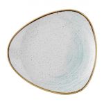 Churchill Stonecast Accents Lotus Plate Duck egg 229mm (Pack of 12)