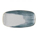Churchill Stonecast Accents Chefs Oblong Plate Blueberry 348x189mm (Pack of 6)