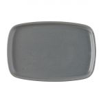 Churchill Emerge Seattle Oblong Plate Grey 222x152mm (Pack of 6)