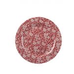 Churchill Vintage Prints Plates Cranberry Rose Print 305mm (Pack of 6)