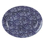 Churchill Vintage Prints Oval Dishes Willow Print 365mm (Pack of 6)