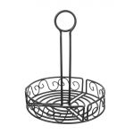 Olympia Wire Condiment Holder Black