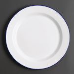 Olympia Enamel Dinner Plates 245mm (Pack of 6)