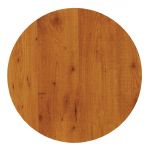Werzalit Pre-drilled Round Table Top  Pine 700mm