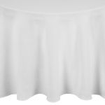 Mitre Essentials Occasions Round Tablecloth White