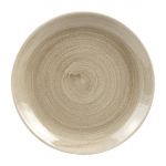 Churchill Stonecast Patina Antique Coupe Plates  Taupe 217mm (Pack of 12)