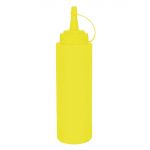 Vogue Yellow Squeeze Sauce Bottle 8oz