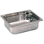 Matfer Bourgeat Stainless Steel Perforated 1/2 Gastronorm Tray 100mm