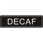 Olympia Adhesive Airpot Label Decaf