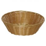 Olympia Poly Wicker Round Food Basket (Pack of 6)