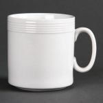 Olympia Linear Mugs 220ml 8oz (Pack of 12)