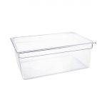 Vogue Polycarbonate 1/1 Gastronorm Container 200mm Clear