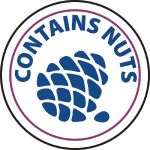 Contains Nuts Labels (Pack of 1000)