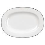 Churchill Alchemy Mono Oval Dishes 280mm (Pack of 6)