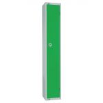 Elite Single Door 450mm Deep Lockers Green