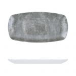 Grey Shakti Stone Melamine Oblong Plate 29.5 x 15cm - Pack of 12