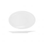 Opulence White Boston Melamine Oval Plate 30.5 x 20.7cm - Pack of 12