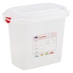 GN Storage Container 1/9 150mm Deep 1.5L - Pack of 12