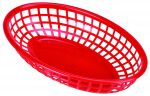 Fast Food Basket Red 23.5 x 15.4cm - Pack of 6