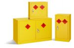 Mini Yellow Hazardous Substance Cabinet 610mm H x 915mm W x 457mm D