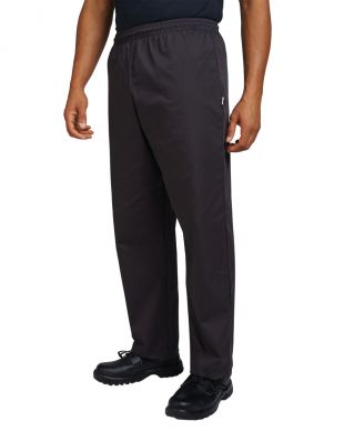 Dennys Budget Black Chef Trousers