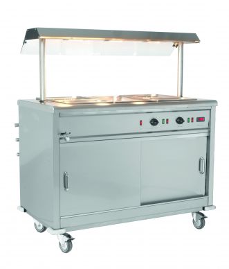 Parry MSB12 Mobile Bain Marie Servery