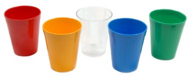 Harfield Polycarbonate 7oz (200ml) Fluted Tumblers (12 Pack)