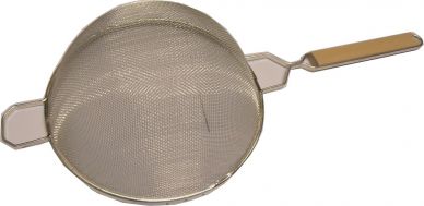 Bowl Strainer With Wood Handle Insert 26cm