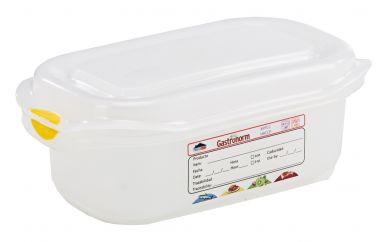 GN Storage Container 1/9 65mm Deep 0.6L - Pack of 12