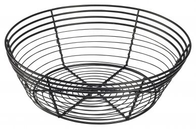 Wire Basket  Round 25.5 x 8cm - Pack of 6