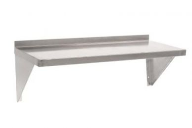 Stainless Steel Wall Shelf 1800mm W x 300mm D