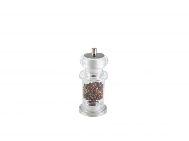 GenWare Clear Combi Pepper Grinder/Salt Shaker