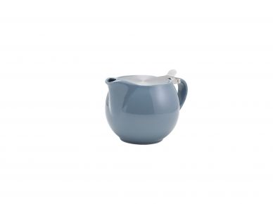 GenWare Porcelain Grey Teapot with St/St Lid & Infuser 50cl/17.6oz - Pack of 6