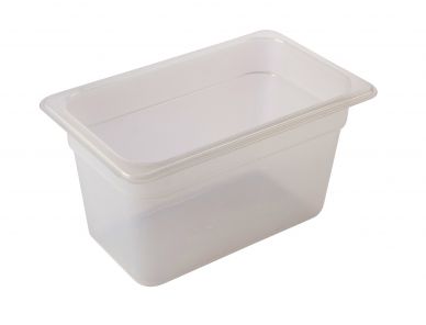 1/4 -Polypropylene GN Pan 150mm Clear - Pack of 6