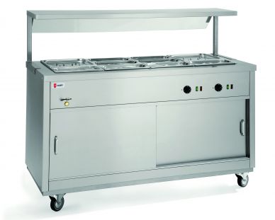 Parry HOT15BM Hot Cupboard with Bain Marie Top 2 Plugs