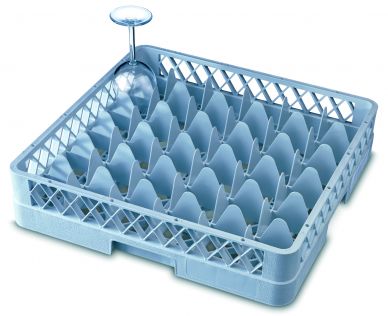 Genware 36 Comp Glass Rack With 4 Extenders