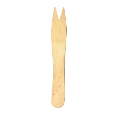 Fiesta Compostable Wooden Chip Forks (Pack of 1000)