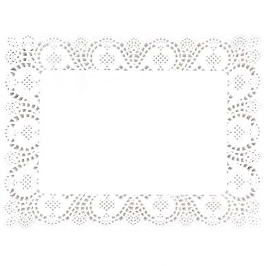 Olympia Rectangular Paper Doilies 400mm (Pack of 250)
