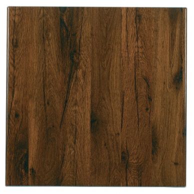 Werzalit Pre-drilled Square Table Tops Antique Oak