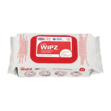 Urnex Cafe Wipz Coffee Equipment Cleaning Wipes (Pack of 100)