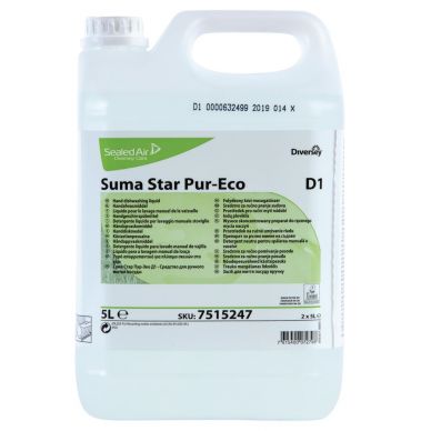 Suma Star D1 Pur-Eco Washing Up Liquid Concentrate 5Ltr