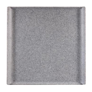 Churchill Melamine Square Trays Granite 303mm (Pack of 4)